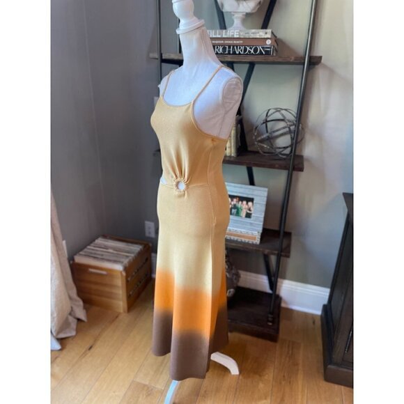 Sandro Aja Dress Orange Womens Size FR 38 US - Picture 8 of 16